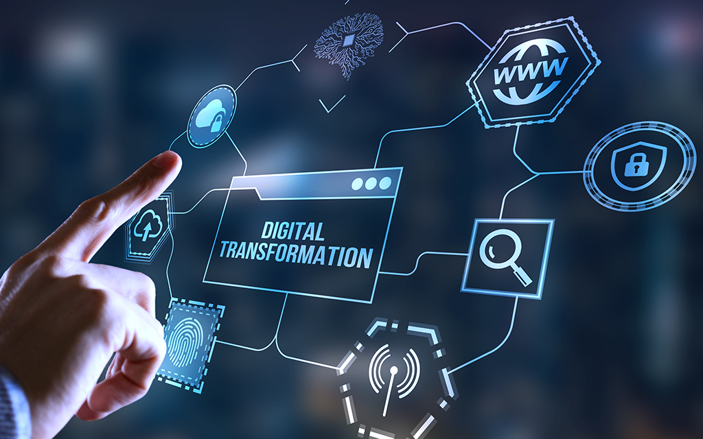 Digital solutions background